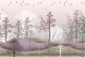 Tablou cu pădure (90x60 cm)