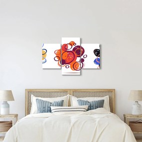 Tabloul cercuri colorate (90x60 cm)