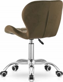 OFERTA Scaun de birou maro AVOLA VELVET calitatea II