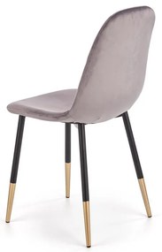 Scaun de bucaterie Noela, gri/negru