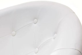 Fotoliu Lush 4 (alb + crom). 1110243