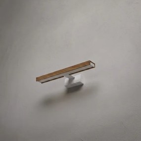 Brilagi - Lampă LED pentru oglindă de baie 3 în 1 WOODY MIRROR LED/8W/230V IP44 alb/stejar