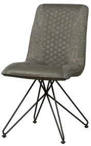 Scaun tapitat Capri Vintage gri