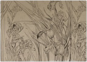 Tablou - Contururile plantelor (70x50 cm)