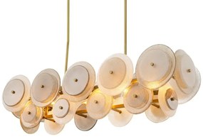 Candelabru design LUX, Sticla, Fumuriu, Hyde