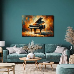 Tablou pian în lumina artei