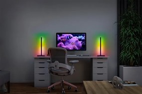 Osram - Lampă de masă LED RGBW dimmabilă SMART+ MAGIC LED/7,5W/230V neagră Wi-Fi + telecomandă