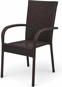 Set mobilier de grădină pentru dining AVENBERG TAVOLO maro