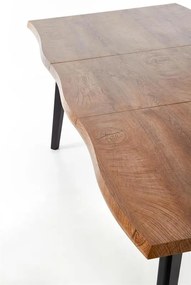 Masa de sufragerie extensibila in decor de stejar, BRYNE 120(180)x80