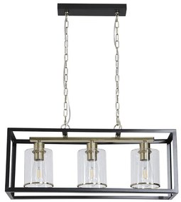 Lustra suspendata metal stil industrial decorativ Belle 3L
