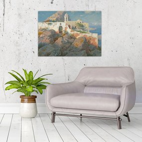 Tablou - William Stanley Haseltine, Santa Maria a Cetrella, Anacapri, reproducere (70x50 cm)