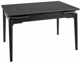 Masa extensibila Sento neagra L120-180xl80 cm