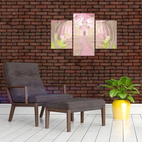 Tablou - Călătorie în regatul roz (90x60 cm)