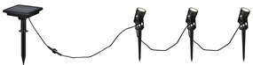 Corp de iluminat pentru exterior LED tip țepușă, de sol solar Obidos – Trio