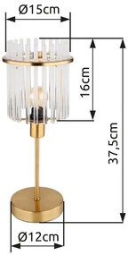 Veioza, Lampa de masa GORLEY auriu