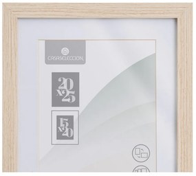 Ramă foto în culoare naturală cu picior de susținere, de agățat 22,5x28 cm Sencillo – Casa Selección