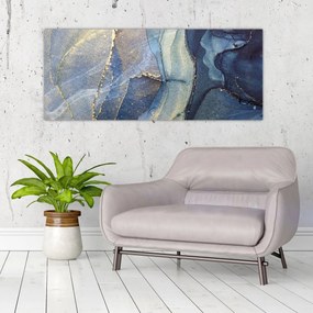 Tablou - Abstracție cu cerneală cu alcool (120x50 cm)