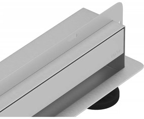 Mexen Flat Wall scurgere liniară montare în perete 2 în 1 60 cm, Crom - 1030060