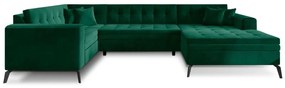 Colțar Montez 340cm verde