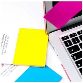 Bloc mic de notițe electrostatic Symbionotes 7 x 10 cm - 100 foi, galben