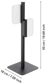Lampă LED de masă ERVIDEL 2xLED/4,5W/230V Eglo 98878