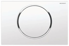 Clapeta de actionare Geberit Sigma10 alb/crom/alb