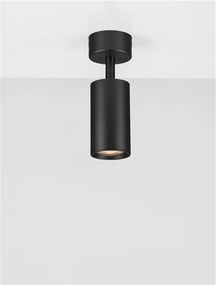 Spot aplicat design tehnic YORU negru