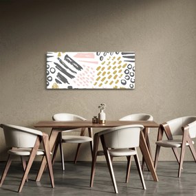 Tablou - Accidente vasculare cerebrale abstracte (120x50 cm)