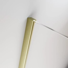 Paravan cada glisant, 170x150 cm, auriu periat, orientare stanga, Radaway Furo Stanga