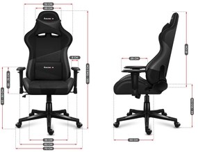 Fotoliu gaming Fusion 6.2 (negru + carbon). 1087483