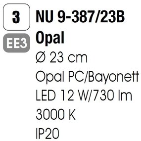 Aplica LED perete sau tavan diametru 23cm, Nedo