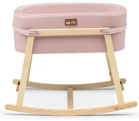 Pătuț balansoar bebeluș Kapato 1 (roz + natural) . 1093584