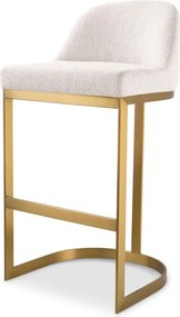 Scaun de bar design LUX, Bar Stool Condos alb