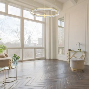 Lustră LED pe cablu ELEGANCE LED/36W/230V auriu