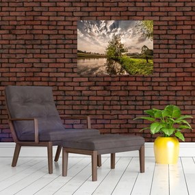 Tablou naturii cu raze de soae (70x50 cm)