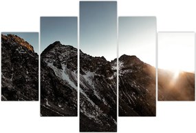 Tablou - Lanț de munți stâncos (150x105 cm)