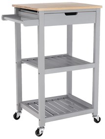 Carucior de servire, natural / negru, ARETE Carucior de servire, natural / gri, ARETE