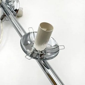 Brilagi - Lustră suspendată pe cablu MALONY, 6 x E14, max. 20W, 230V, crom lucios