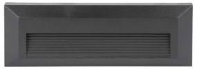 Corp de iluminat LED de exterior pentru scări LED/3W/230V IP65 3000K negru