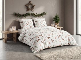 Lenjerie de pat din bumbac Renforce ROXY NOEL verde deschis Dimensiune lenjerie de pat: 80 x 80 cm | 135 x 200 cm
