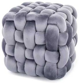 Taburet Vernier Velvet, gri
