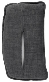 Fotoliu balansoar, material textil gri/lemn, HARPER