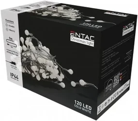 Instalatie exterior 120 LED alb rece 9m IP44 Entac