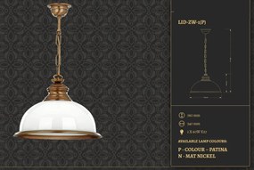 Pendul, Lustra design clasic realizata manual Lido