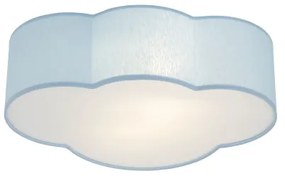 Brilagi - Plafonieră pentru copii NIMBUS MINI 2xE27/15W/230V 31x43 cm albastru