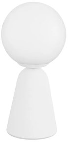 Veioza, lampa de masa design modern ZERO gips alb NVL-9577011