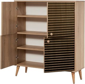 Dulap Mega Sonoma Oak Stripes II