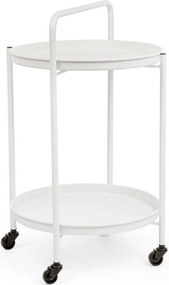 Măsuță de servire din oțel ø 44,5 cm Austin – Bizzotto