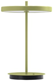 Veioză verde LED din metal cu abajur din metal (înălțime 31 cm) Asteria Move – UMAGE