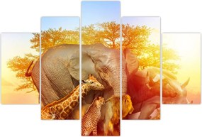 Tablou - Animale africane (150x105 cm)